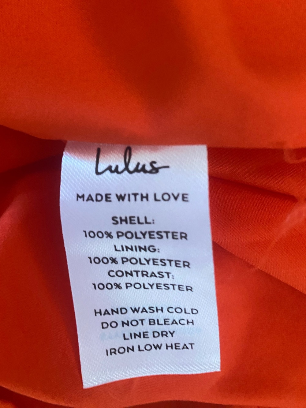 NWOT Lulus Orange Open Back Scarf Bow Shift Mini Dress Size Medium - Picture 8 of 10